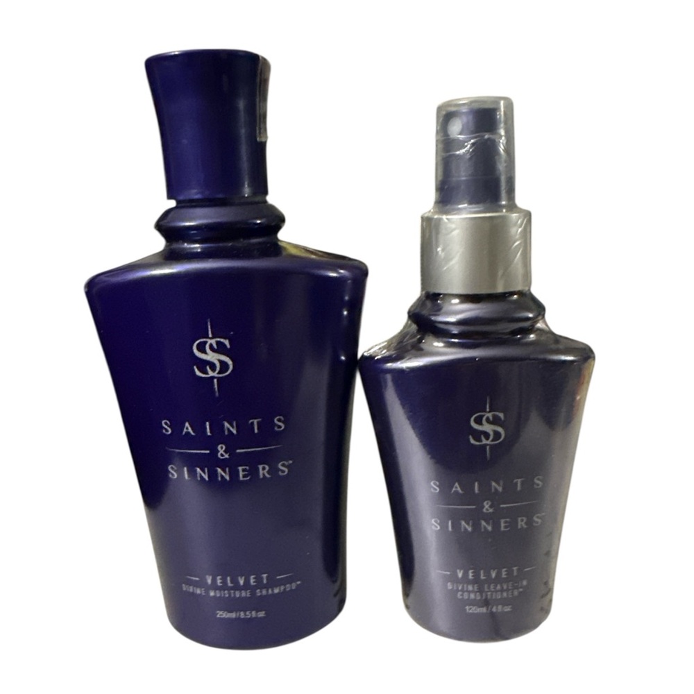 Saints & Sinners Velvet Shampoo and Leave-In Conditioner Set